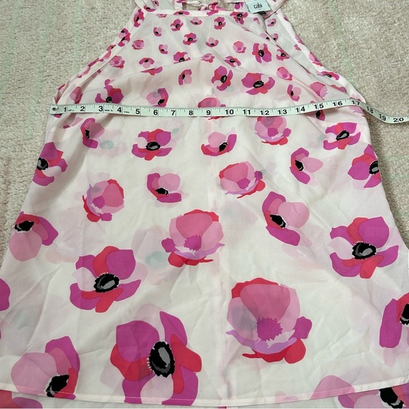 2 Cabi Floral Tank Blouses Red and Pink Size Medium Spring Summer Office Work - Picture 7 of 13